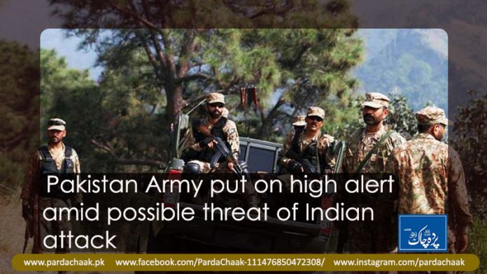 Pakistan Army put on high alert amid possible threat of Indian attack