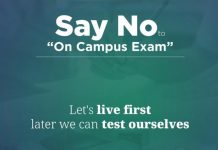 Online protest against on-campus exams from university students
