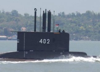 Indonesia: Missing submarine has only 72 hours of oxygen left